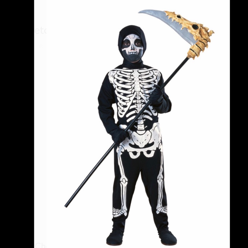 New Skeleton Kids Child Costume Rubie’s S M L - Picture 1 of 3